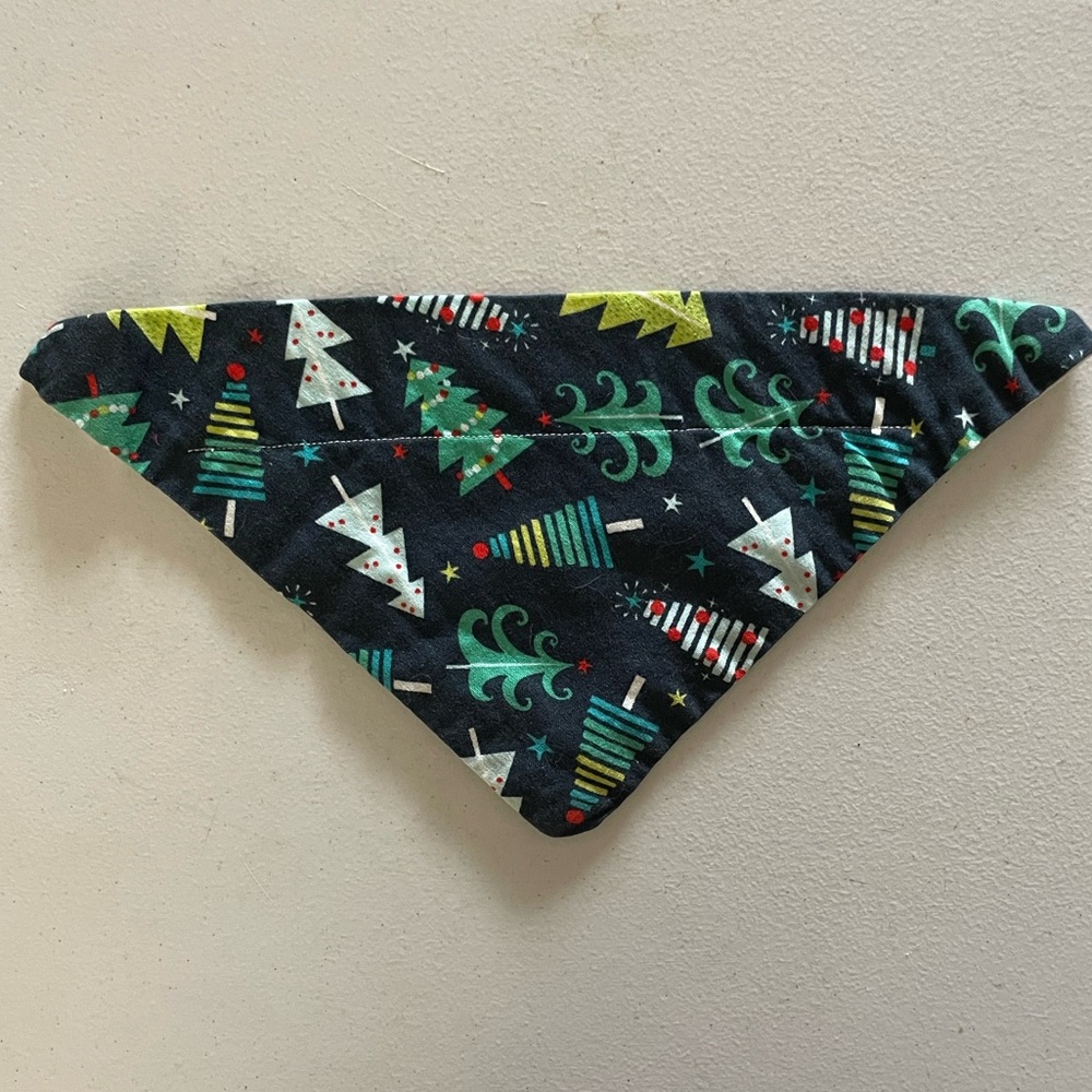 Christmas Tree Holiday Dog Collar Cover Bandana